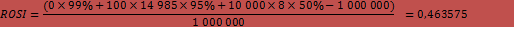ROSI formula